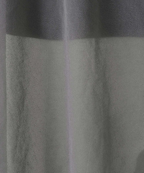 e/rm（イーアールエム）の「【e/rm】シアーBIGプルオーバー（Tシャツ/カットソー・レディース・オフホワイト/グレー系その他4/グレー・FREE）」の7枚目の写真