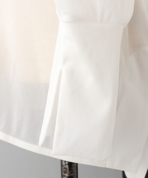 e/rm（イーアールエム）の「【e/rm】シアーBIGプルオーバー（Tシャツ/カットソー・レディース・オフホワイト/グレー系その他4/グレー・FREE）」の10枚目の写真