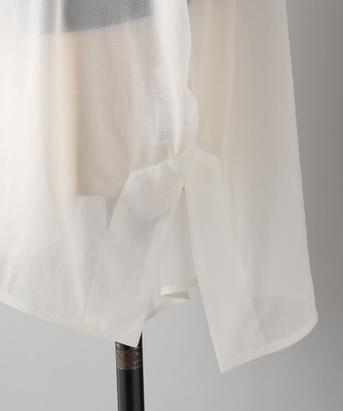 e/rm（イーアールエム）の「【e/rm】シアーBIGプルオーバー（Tシャツ/カットソー・レディース・オフホワイト/グレー系その他4/グレー・FREE）」の12枚目の写真