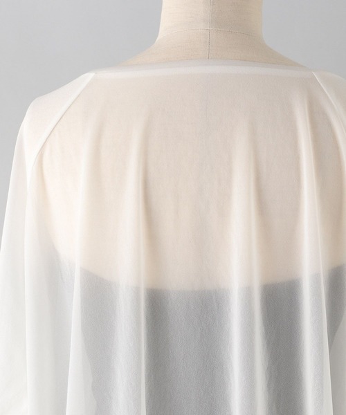 e/rm（イーアールエム）の「【e/rm】シアーBIGプルオーバー（Tシャツ/カットソー・レディース・オフホワイト/グレー系その他4/グレー・FREE）」の11枚目の写真