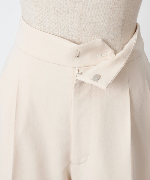 one after another NICE CLAUP（ワンアフターアナザーナイスクラップ）の「【新色追加】バックリボンカラースラックス（スラックス・レディース・アイボリー/ダークグレー/ラベンダー/ライトグレー・SMALL/MEDIUM）」の22枚目の写真