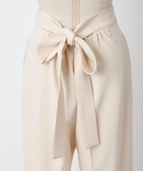 one after another NICE CLAUP（ワンアフターアナザーナイスクラップ）の「【新色追加】バックリボンカラースラックス（スラックス・レディース・アイボリー/ダークグレー/ラベンダー/ライトグレー・SMALL/MEDIUM）」の8枚目の写真