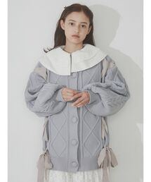 merry jenny | ribbon ribbon knit カーディガン(ニット/セーター)