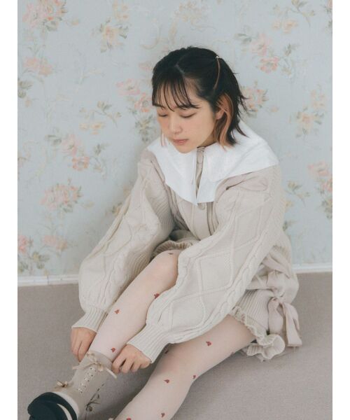 merry jenny（メリージェニー）の「ribbon ribbon knit