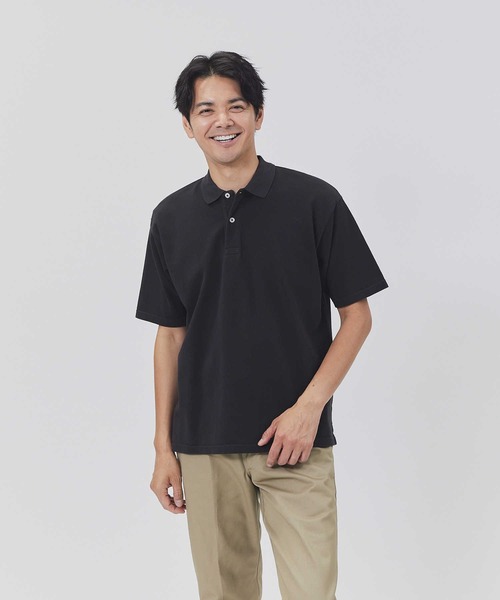 BACK NUMBER（バックナンバー）の「【BACK NUMBER】ウォッシュドカノコポロシャツ（ポロシャツ・メンズ・ネイビー/ダークグレー/ホワイト・XL/L/M）」の2枚目の写真