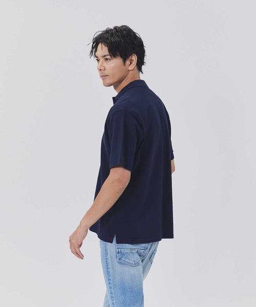 BACK NUMBER（バックナンバー）の「【BACK NUMBER】ウォッシュドカノコポロシャツ（ポロシャツ・メンズ・ネイビー/ダークグレー/ホワイト・XL/L/M）」の11枚目の写真