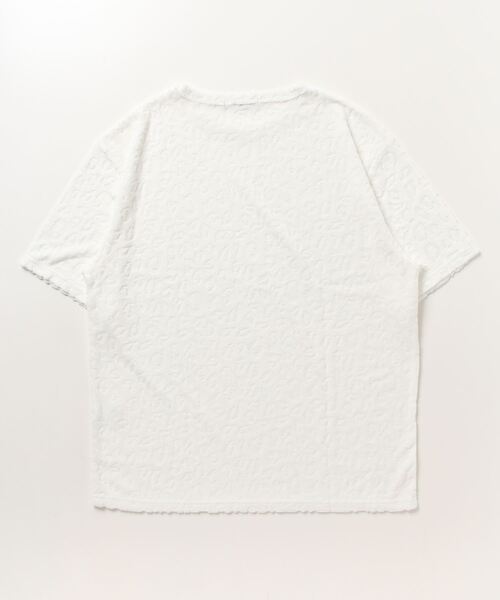 Bling Leads（ブリングリーズ）の「『Bling leads』レオパード柄クルーネックTシャツ（Tシャツ/カットソー・レディース・ブラック/ホワイト/ブルー・LARGE/MEDIUM）」の4枚目の写真