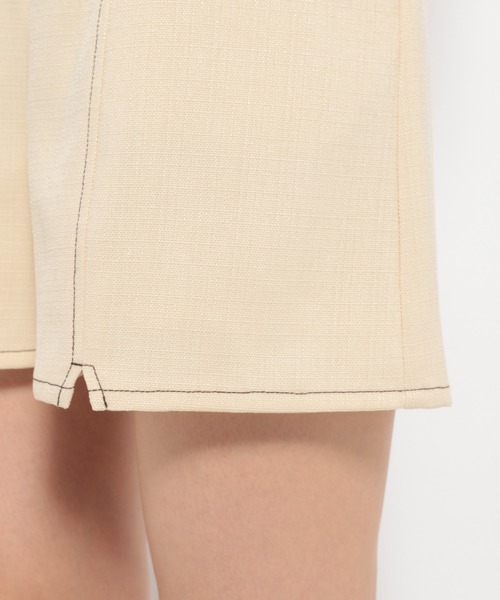 mysty woman（ミスティウーマン）の「バックルベルトショートパンツ 972153（その他パンツ・レディース・ホワイト系その他/グリーン/ブラウン・FREE）」の7枚目の写真