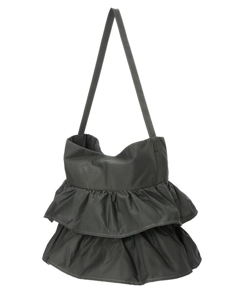 Green Parks(グリーンパークス)の「OTO.HA.フリルショルダーバッグ(ショルダーバッグ・レディース・カーキ/チャコールグレー・FREE)」の10枚目の写真
