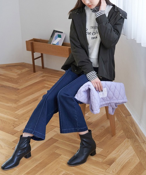 ROPE' PICNIC(ロペピクニック)の「花粉ガード/ライナー付きメモリーツイルマウンテンパーカー(マウンテンパーカー・レディース・ベージュ/ネイビー/ブラウン/カーキ/ブラック・38/40)」の22枚目の写真