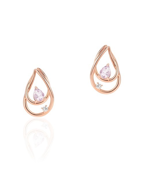 CANAL ４℃（カナルヨンドシー）の「【Autumn Collection】シルバー ピアス（ピアス（両耳用）・レディース・ピンクゴールド・FREE）」の2枚目の写真