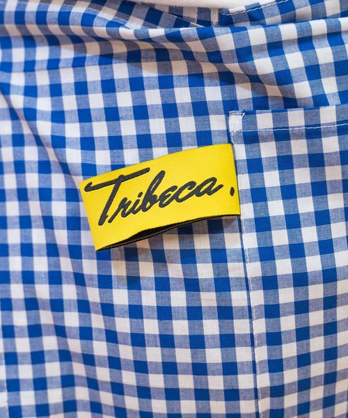 ∴【 tradition acoustic. / トラディション アコースティック】 日本製 ホルターネック ギンガムチェック エプロン TDI（エプロン）｜TRADITION ACOUSTIC.（トラディションアコースティック）