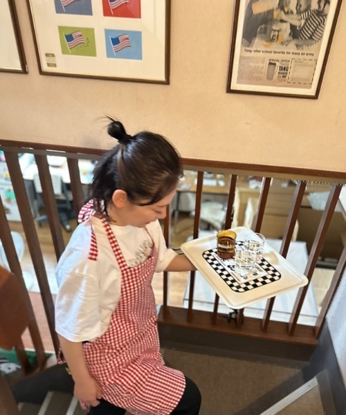 ∴【 tradition acoustic. / トラディション アコースティック】 日本製 ホルターネック ギンガムチェック エプロン TDI（エプロン）｜TRADITION ACOUSTIC.（トラディションアコースティック）