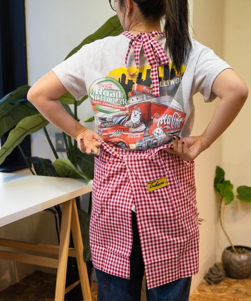 ∴【 tradition acoustic. / トラディション アコースティック】 日本製 ホルターネック ギンガムチェック エプロン TDI（エプロン）｜TRADITION ACOUSTIC.（トラディションアコースティック）