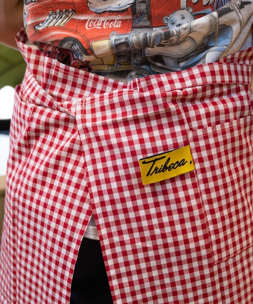 ∴【 tradition acoustic. / トラディション アコースティック】 日本製 ホルターネック ギンガムチェック エプロン TDI（エプロン）｜TRADITION ACOUSTIC.（トラディションアコースティック）