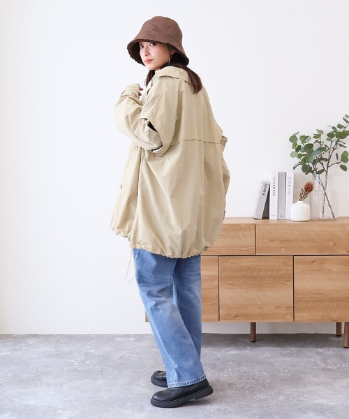 Social GIRL（ソーシャルガール）の「2wayダブルテーラーコート（テーラードジャケット・レディース・ブラック/オフホワイト/グリーン/ベージュ・M/L）」の8枚目の写真