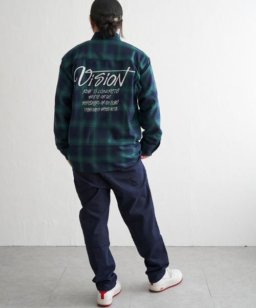 VISION STREET WEAR チェック柄スキーウェア 160 VISION STREET WEAR チェック柄スキーウェア 160