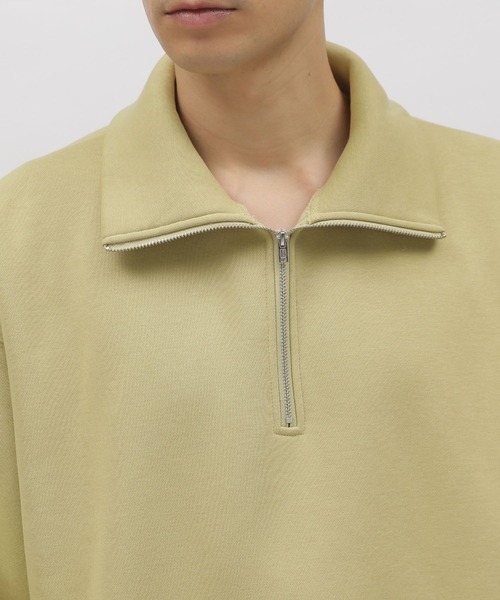 LAKOLE(ラコレ)の「裏起毛ハーフZIPプルオーバー / 969953(スウェット・メンズ・イエロー/ブラック/グリーン・MEDIUM/X-LARGE/LARGE)」の13枚目の写真