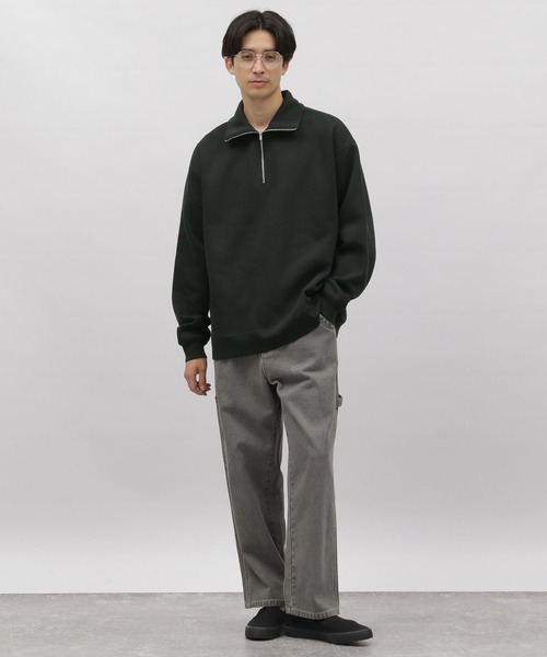 LAKOLE(ラコレ)の「裏起毛ハーフZIPプルオーバー / 969953(スウェット・メンズ・イエロー/ブラック/グリーン・MEDIUM/X-LARGE/LARGE)」の4枚目の写真