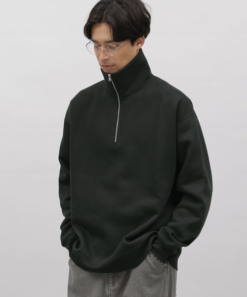 LAKOLE(ラコレ)の「裏起毛ハーフZIPプルオーバー / 969953(スウェット・メンズ・イエロー/ブラック/グリーン・MEDIUM/X-LARGE/LARGE)」の5枚目の写真