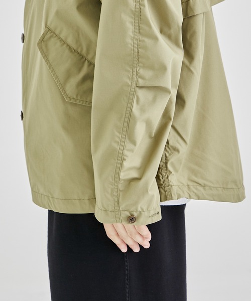 nanamica(ナナミカ)の「【nanamica / ナナミカ】Hooded Jacket/フーデットジャケット(マウンテンパーカー・メンズ・カーキ/ネイビー・MEDIUM/LARGE/X-LARGE)」の4枚目の写真