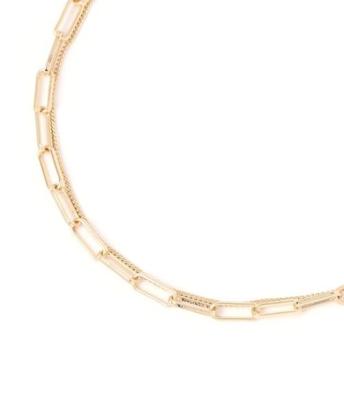 GLOBAL WORK Smile Seed Store（グローバルワーク スマイルシードストア）の「2WAYチェーンネックレス/188572（ネックレス・レディース・ホワイト系その他3/ホワイト/ホワイト系その他2・FREE）」の4枚目の写真