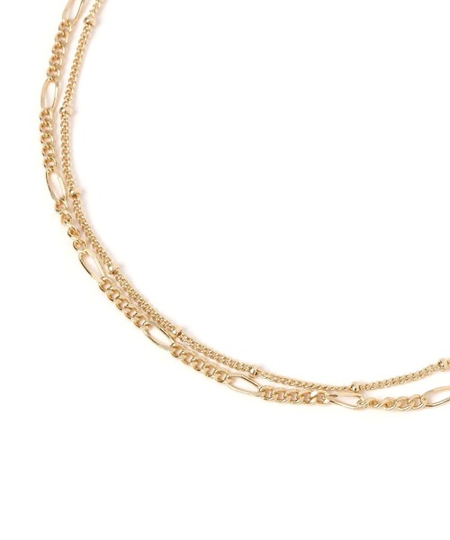 GLOBAL WORK Smile Seed Store（グローバルワーク スマイルシードストア）の「2WAYチェーンネックレス/188572（ネックレス・レディース・ホワイト系その他3/ホワイト/ホワイト系その他2・FREE）」の6枚目の写真