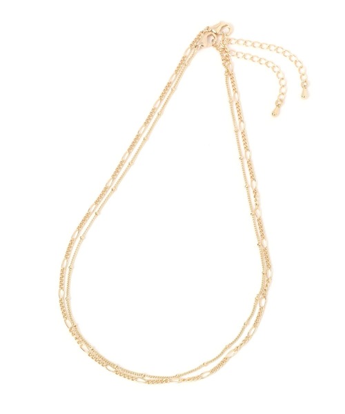 GLOBAL WORK Smile Seed Store（グローバルワーク スマイルシードストア）の「2WAYチェーンネックレス/188572（ネックレス・レディース・ホワイト系その他3/ホワイト/ホワイト系その他2・FREE）」の7枚目の写真