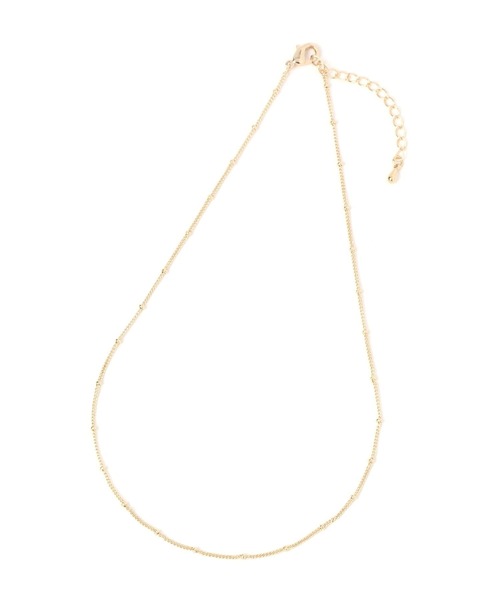 GLOBAL WORK Smile Seed Store（グローバルワーク スマイルシードストア）の「2WAYチェーンネックレス/188572（ネックレス・レディース・ホワイト系その他3/ホワイト/ホワイト系その他2・FREE）」の9枚目の写真