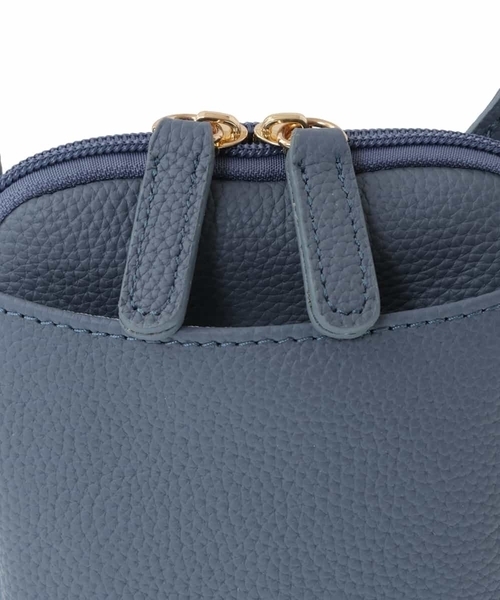 MK MICHEL KLEIN（エムケーミッシェルクラン）の「[軽量]牛革ウォレットショルダーバッグ（ショルダーバッグ・レディース・ブラック/モカ・00）」の11枚目の写真