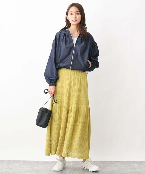 MK MICHEL KLEIN（エムケーミッシェルクラン）の「[軽量]牛革ウォレットショルダーバッグ（ショルダーバッグ・レディース・ブラック/モカ・00）」の17枚目の写真