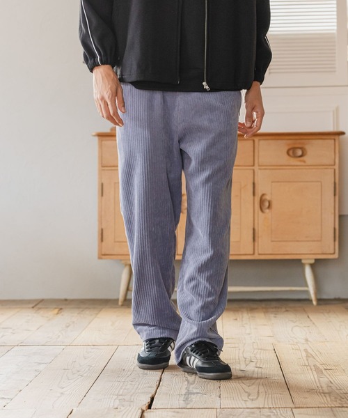 NUMERALS（ヌメラルズ）の「[NUMERALS]コーデュロイイージーパンツ（その他パンツ・メンズ・サックスブルー/カーキ・LARGE/MEDIUM）」の19枚目の写真