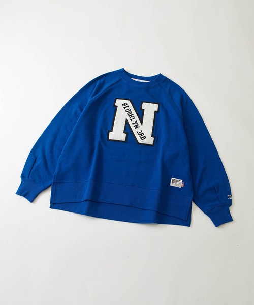 Naptime. プルオーバー スウェット ライトブルー　美品 CUBE SUGAR（キューブシュガー）の「GENTIL(ジャンティ)スウェット