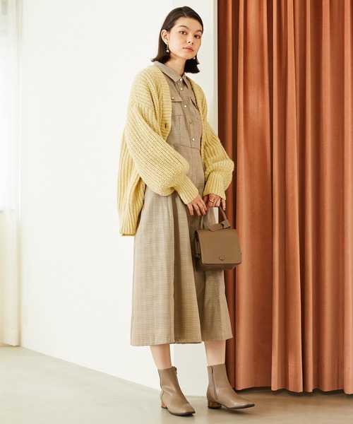 WA ORiental TRaffic(ダブルエーオリエンタルトラフィック)の「スクエアトゥラウンドヒールブーツ 32409(ブーツ・レディース・ブラック/ベージュ/グリーン・SS/S/M/L/LL/3L)」の22枚目の写真