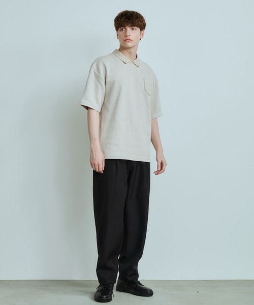 OPULENCE（オーピュレンス）の「Flower Loop テーパードカルゼパンツ（その他パンツ・メンズ・カーキ/ブラック・FREE）」の8枚目の写真