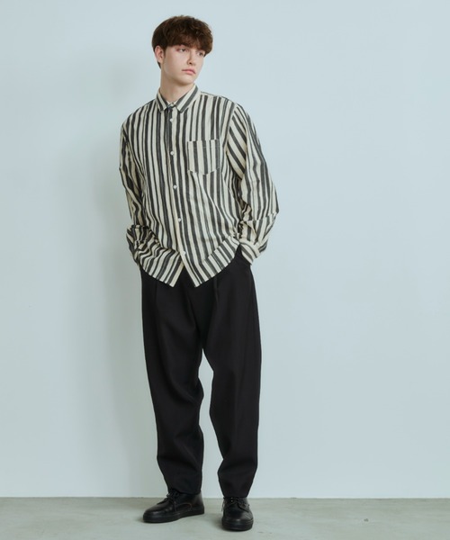 OPULENCE（オーピュレンス）の「Flower Loop テーパードカルゼパンツ（その他パンツ・メンズ・カーキ/ブラック・FREE）」の12枚目の写真