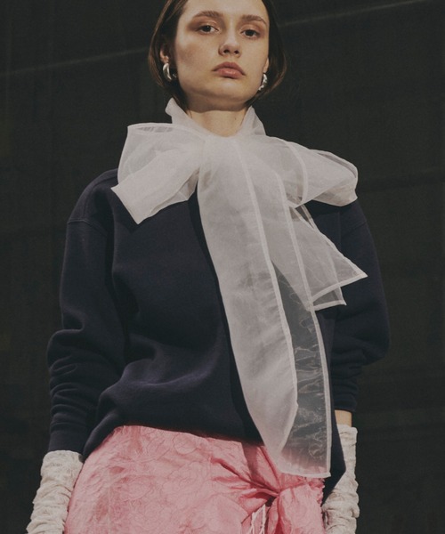 yae（ヤエ）の「Bowtie ribbon／ボウタイリボン（チョーカー・レディース・ホワイト/ライトブルー/ブラック/フューシャピンク/レッド・FREE）」の2枚目の写真