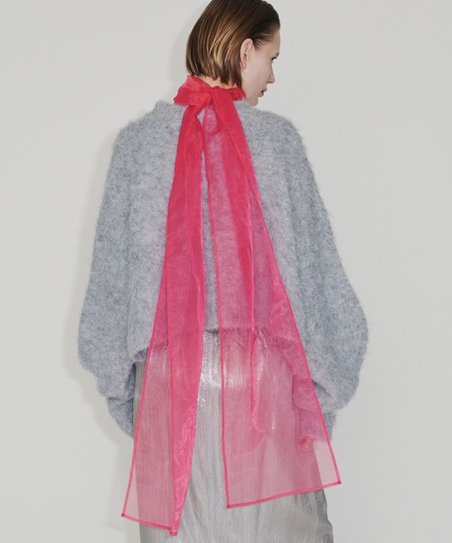 yae（ヤエ）の「Bowtie ribbon／ボウタイリボン（チョーカー・レディース・ホワイト/ライトブルー/ブラック/フューシャピンク/レッド・FREE）」の4枚目の写真