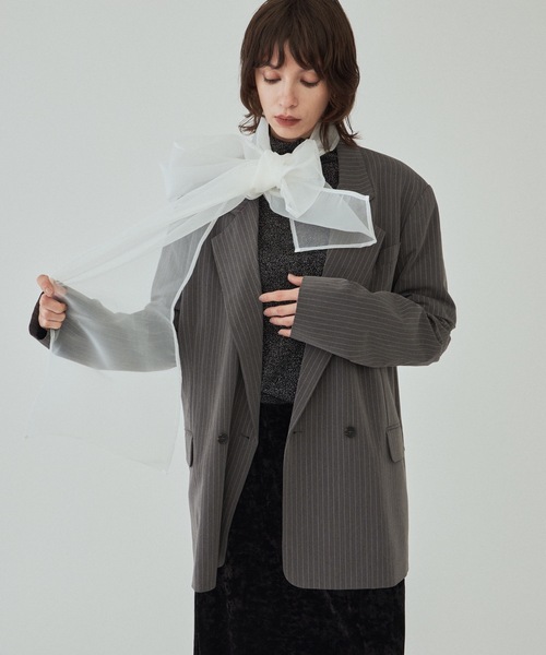 yae（ヤエ）の「Bowtie ribbon／ボウタイリボン（チョーカー・レディース・ホワイト/ライトブルー/ブラック/フューシャピンク/レッド・FREE）」の11枚目の写真