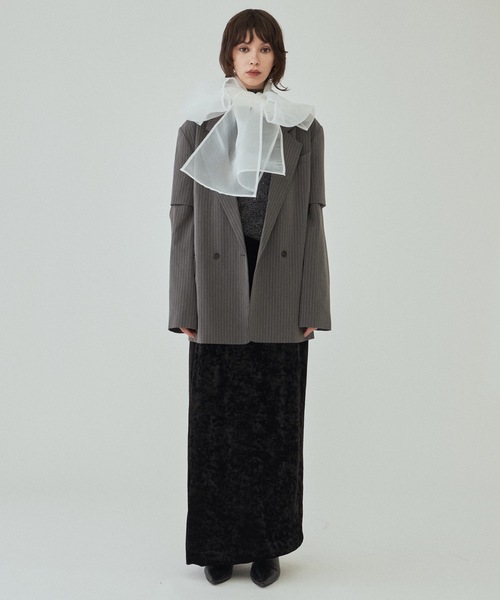 yae（ヤエ）の「Bowtie ribbon／ボウタイリボン（チョーカー・レディース・ホワイト/ライトブルー/ブラック/フューシャピンク/レッド・FREE）」の15枚目の写真