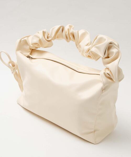 WEGO(ウィゴー)の「WEGO/ドロストギャザーショルダーバッグ(ショルダーバッグ・レディース・ブラック/オフホワイト/シルバー/ブラック系その他・FREE)」の15枚目の写真