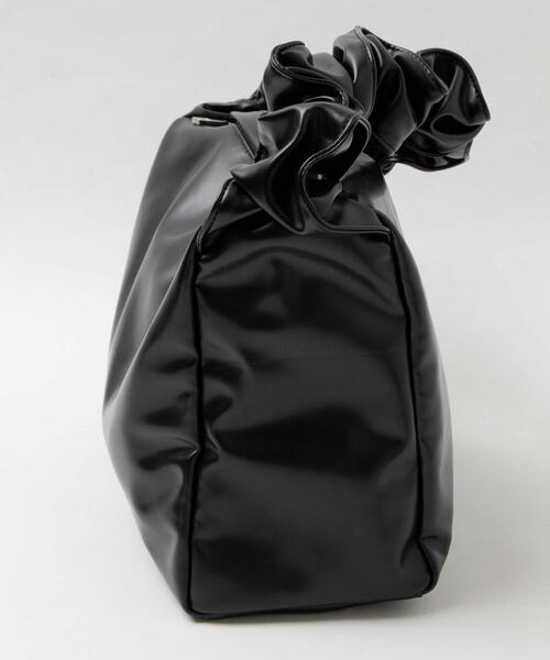 WEGO(ウィゴー)の「WEGO/ドロストギャザーショルダーバッグ(ショルダーバッグ・レディース・ブラック/オフホワイト/シルバー/ブラック系その他・FREE)」の17枚目の写真