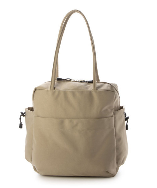 cache cache(カシュ カシュ)の「カシュカシュ cachecache / ナイロンボストントートバッグ(トートバッグ・レディース・グレー/ベージュ系その他/カーキ/ブラック・FREE)」の1枚目の写真