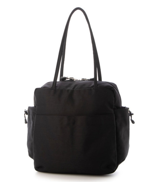 cache cache(カシュ カシュ)の「カシュカシュ cachecache / ナイロンボストントートバッグ(トートバッグ・レディース・グレー/ベージュ系その他/カーキ/ブラック・FREE)」の2枚目の写真