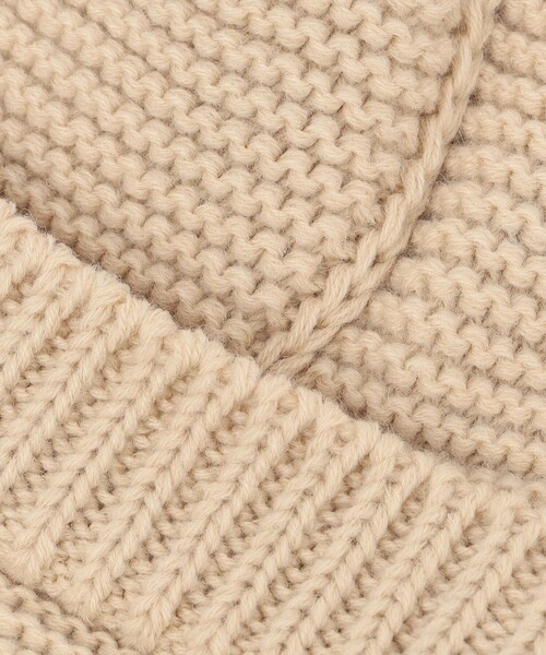 SHIPS（シップス）の「SHIPS KIDS:ベビー フライト キャップ（ニットキャップ/ビーニー・キッズ・ライトグレー/ベージュ/レッド系・ONE SIZE）」の8枚目の写真