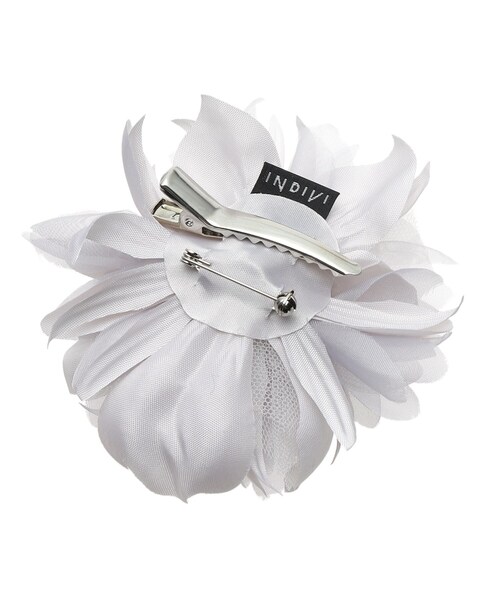 INDIVI（インディヴィ）の「【セレモニーにおすすめ！】フラワーコサージュ（ブローチ/コサージュ・レディース・ライトグレー/ブルー系その他/ベビーピンク・00）」の5枚目の写真