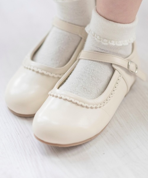Catherine Cottage（キャサリンコテージ）の「ストラップフォーマルシューズ（ドレスシューズ・キッズ・ピンク/アイボリー・22/21/18/20/17/16/19/23）」の7枚目の写真