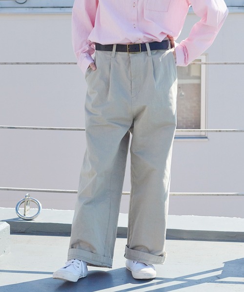 PAR ICI（パーリッシィ）の「雲斎ナチュラルヴィンテージワッシャー チノパンツ（チノパンツ・レディース・ベージュ/ネイビー・FREE）」の10枚目の写真