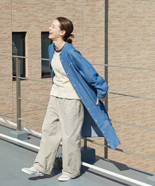 PAR ICI（パーリッシィ）の「雲斎ナチュラルヴィンテージワッシャー チノパンツ（チノパンツ・レディース・ベージュ/ネイビー・FREE）」の18枚目の写真