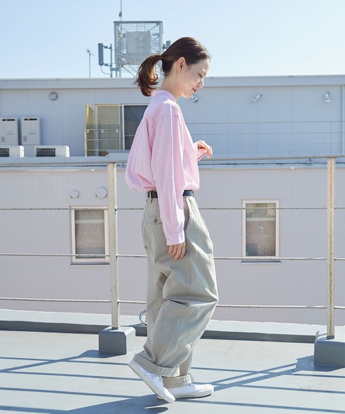 PAR ICI（パーリッシィ）の「雲斎ナチュラルヴィンテージワッシャー チノパンツ（チノパンツ・レディース・ベージュ/ネイビー・FREE）」の14枚目の写真